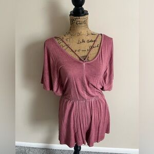 American Eagle Outfitters Pink Romper